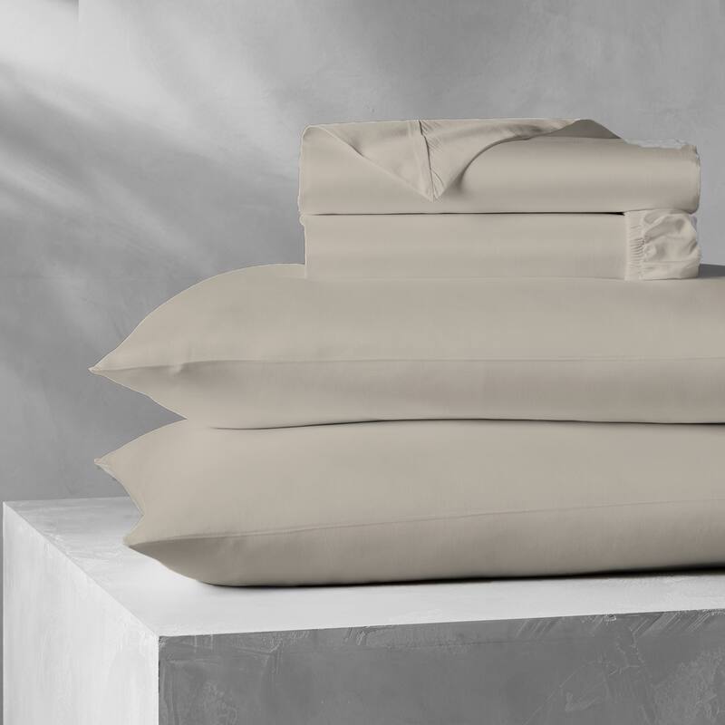 Gaiam Relax 100 Percent Cotton Garment Washed 4pc Sheet Set