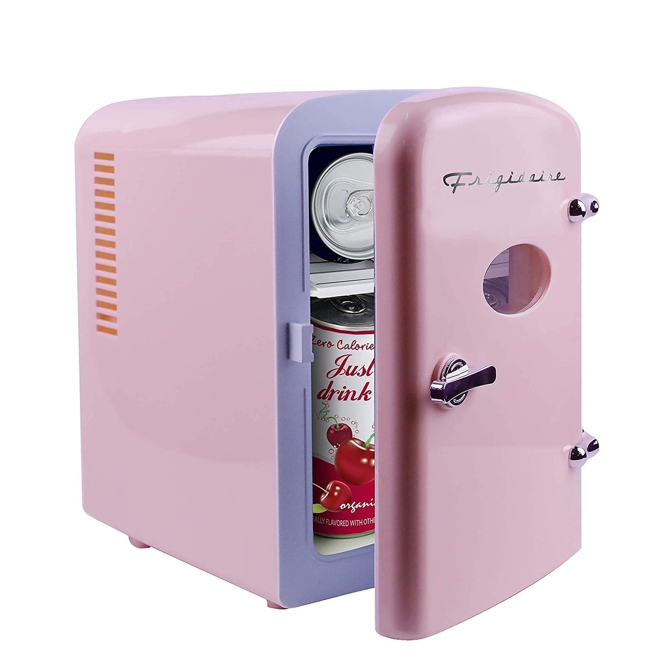 Shop Frigidaire Retro Mini Compact Beverage Refrigerator Pink 6