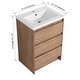 preview thumbnail 3 of 16, Beingnext 24''/36''/60'' Bathroom Vanity with Sink, Freestanding Bathroom Vanity with Soft Close Drawers