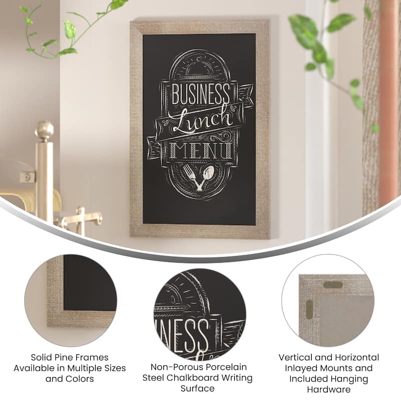 Wall Mounted Magnetic Chalkboard