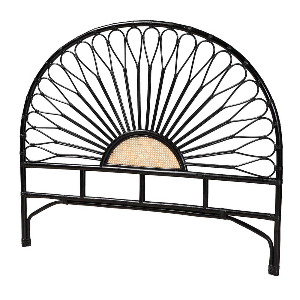 Perenna Modern Bohemian Rattan Standalone Headboard
