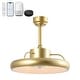 preview thumbnail 2 of 19, JONATHAN Y Loren 20" Modern 6-Speed Metal Dimmable Smart LED Ceiling Fan, App & Remote - 11.5 Inches