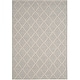 preview thumbnail 40 of 43, SAFAVIEH Handmade Natura Qiong Wool/ Viscose Trellis Rug 5' x 8' - Silver/Ivory - Rectangle