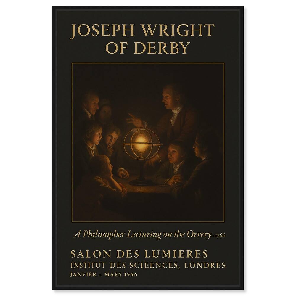 Philosopher Lecturing Canvas by Art Remedy