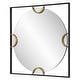 preview thumbnail 4 of 5, Uttermost Hinson Square Mirror - 39"W x 39"H x 1.5"D