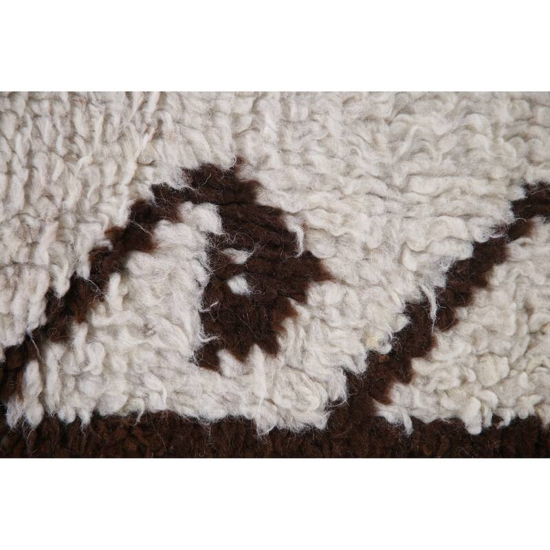 Tribal Anatolian Runner Rug Hand-knotted Wool Carpet - 3'2"x 11'6"