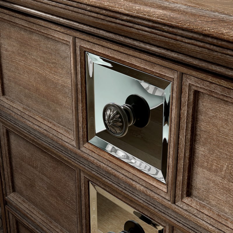 Cimarron Transitional Natural Wood 3-Drawer Nightstand by Furniture of America