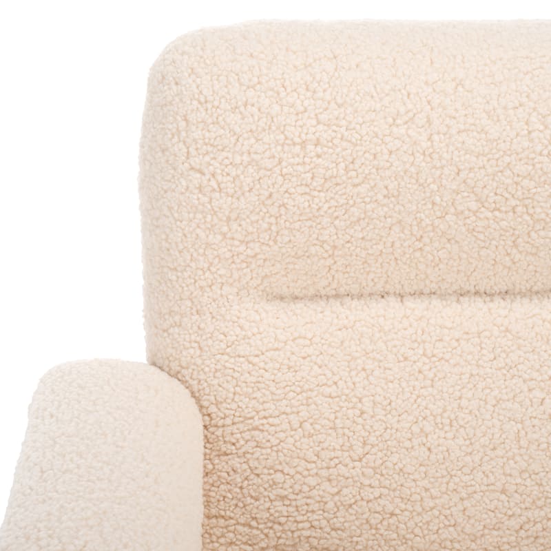 SAFAVIEH Sylvaine Solid Wood Accent Chair (Fully Assembled) - W33" x D30" x H33" - 33Wx30Dx33H