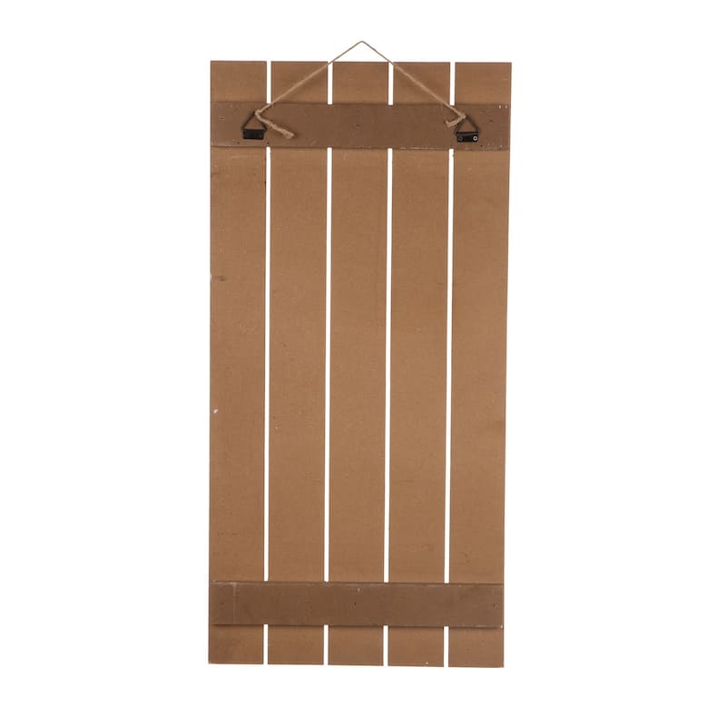 Glitzhome Wooden Christmas Nativity Wall Sign Table Tree Decor