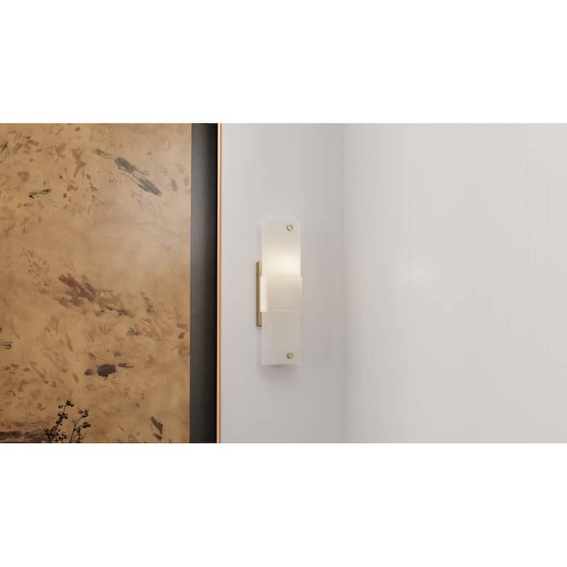 Finnegan 2-Light Bronze Gold Wall Sconce