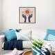 preview thumbnail 27 of 62, Alchemy, Boho Sun and Moons Modern Blue Canvas Wall Art Print for Bedroom
