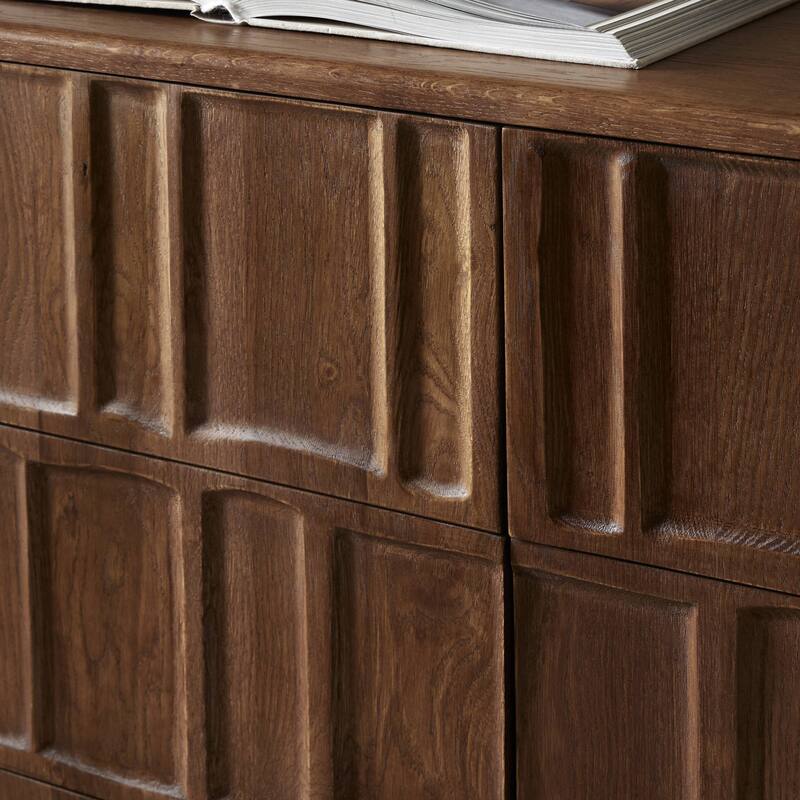 Dinklage 6 Drawer Dresser-Cocoa Oak