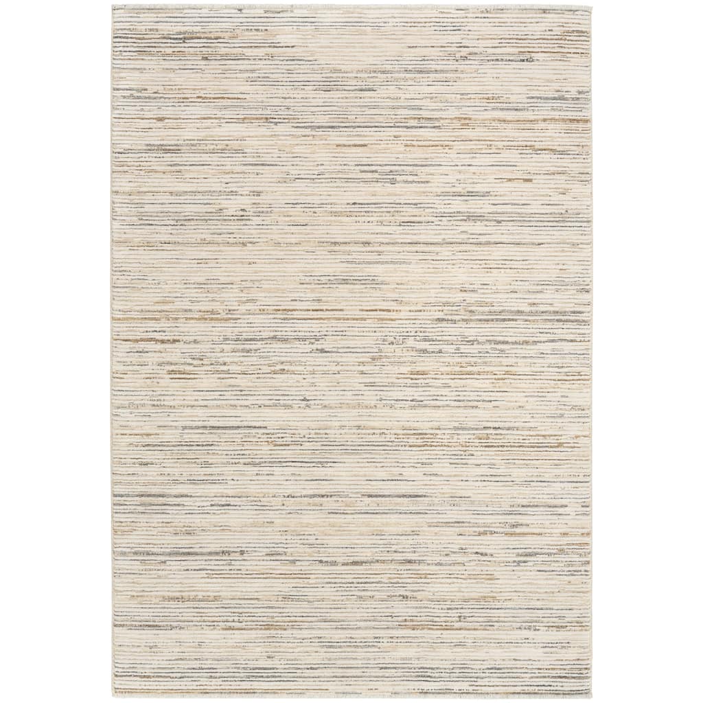 Calvin Klein CK078 Summit Ivory Multicolor Abstract Indoor Rug