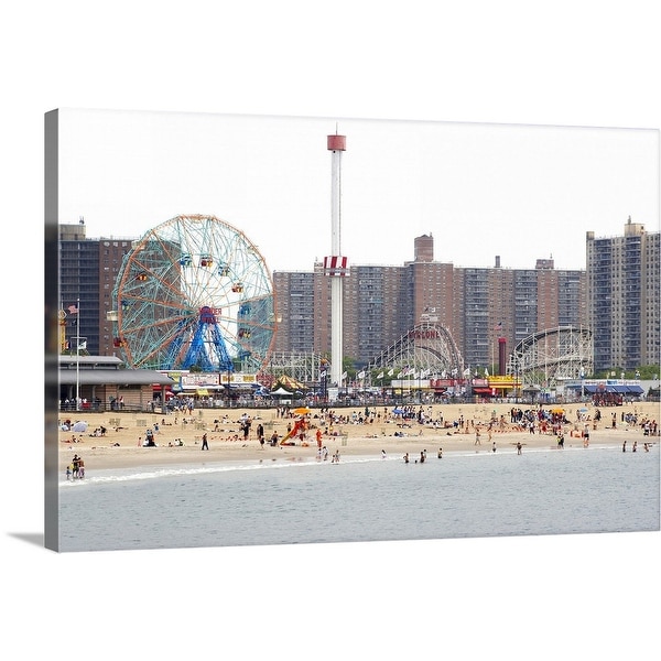 "Coney Island, New York" Canvas Wall Art. Opens flyout.