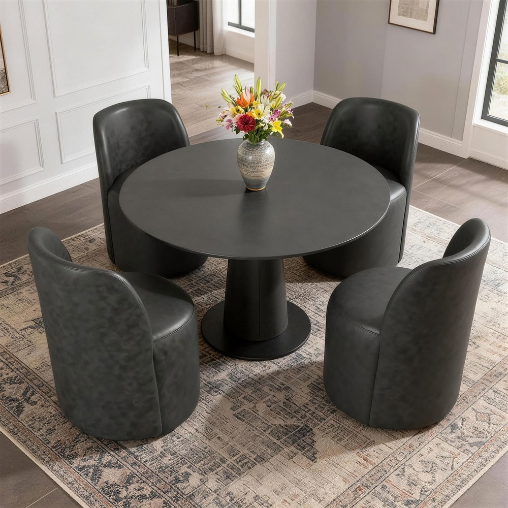 Modern Barrel Dining Chair for Dining Room