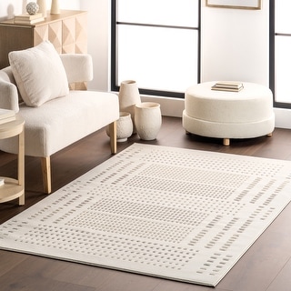 Nuloom Rowyn Geometric Machine Washable Area Rug
