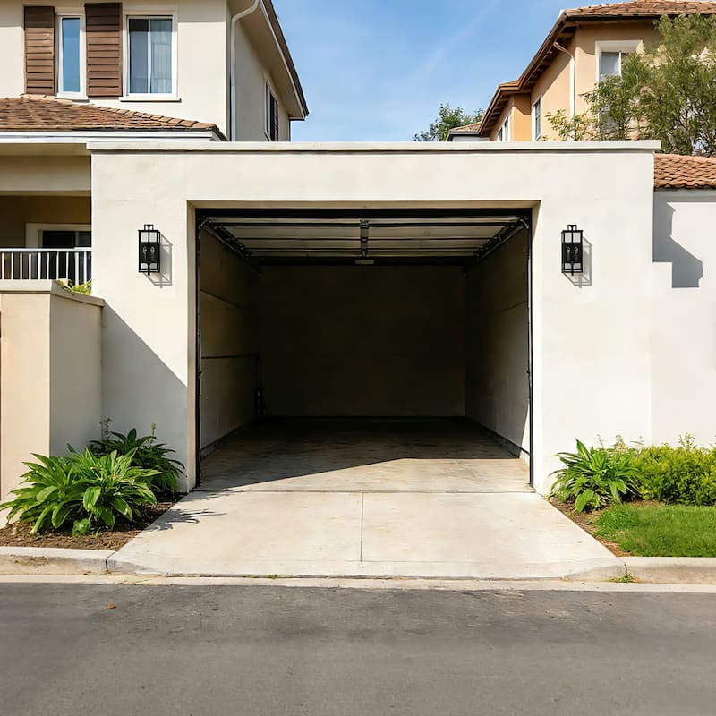 Matte Black Farmhouse Outdoor Wall Lantern Sconce - 3 Variants (16in 1-Light/22in 2-Light/27in 3-Light), Clear Glass, Wet Rated