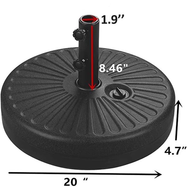 dimension image slide 0 of 2, Ainfox 10ft Patio Umbrella with Lights Outdoor Solar Umbrella without Base