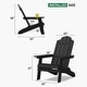 preview thumbnail 2 of 58, WINSOON All Weather HIPS Outdoor Folding Adirondack Chairs Set of 8