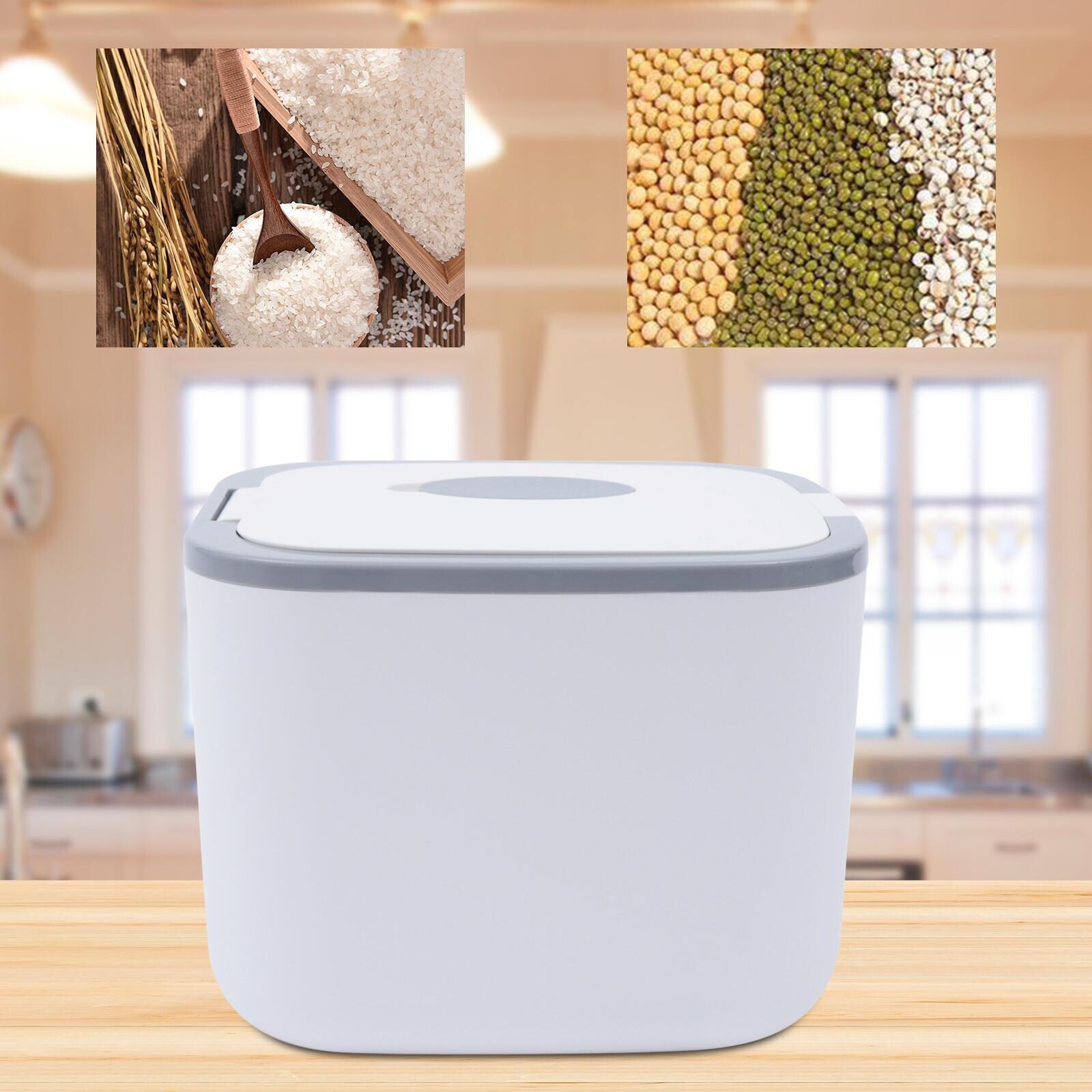 Airtight Rice Dispenser Automatic Flip Cover Food Storage Container -  11.7*10.6*9.7inch - On Sale - Bed Bath & Beyond - 37124590