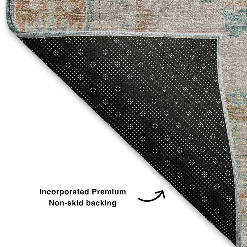 Premium Washable Super Soft Vintage Traditional Mayfield Rug