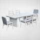 Option Buff 7-PC with 2 Solid Back, 4 Ladder Back Chairs
