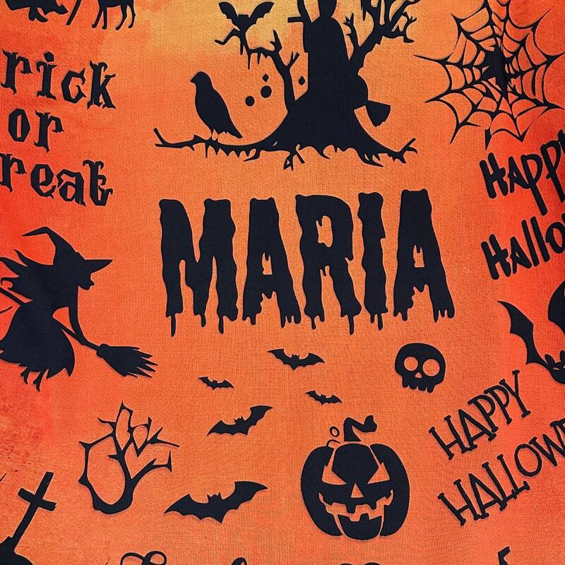 Halloween Personalized Tassel Throw Blanket with Name, Custom Spooky Ghost Pumpkin Blanket, Cozy Halloween Gift