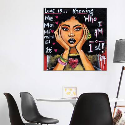 iCanvas 'Love Is...' by Artist Ria Canvas Print