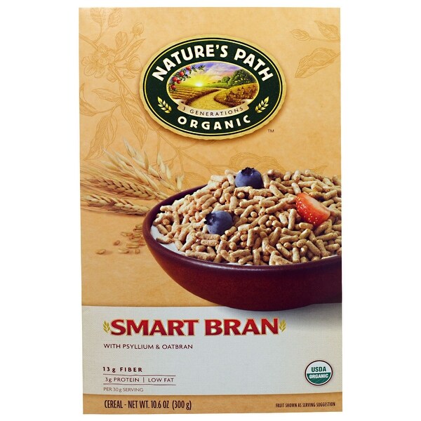 Nature's Path Organic Smart-bran Cereal - Case of 12 - 10.6 oz.