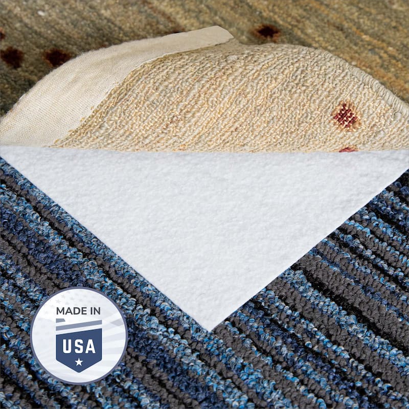 Rug on Carpet Non Slip Rug Pad by Slip-Stop - White