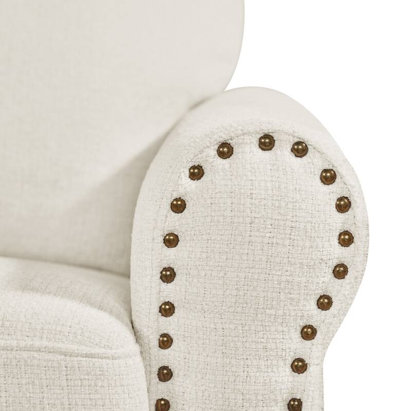 Heido 360 Degree Swivel Glider Manual Recliner Leisure Chair Set of 2