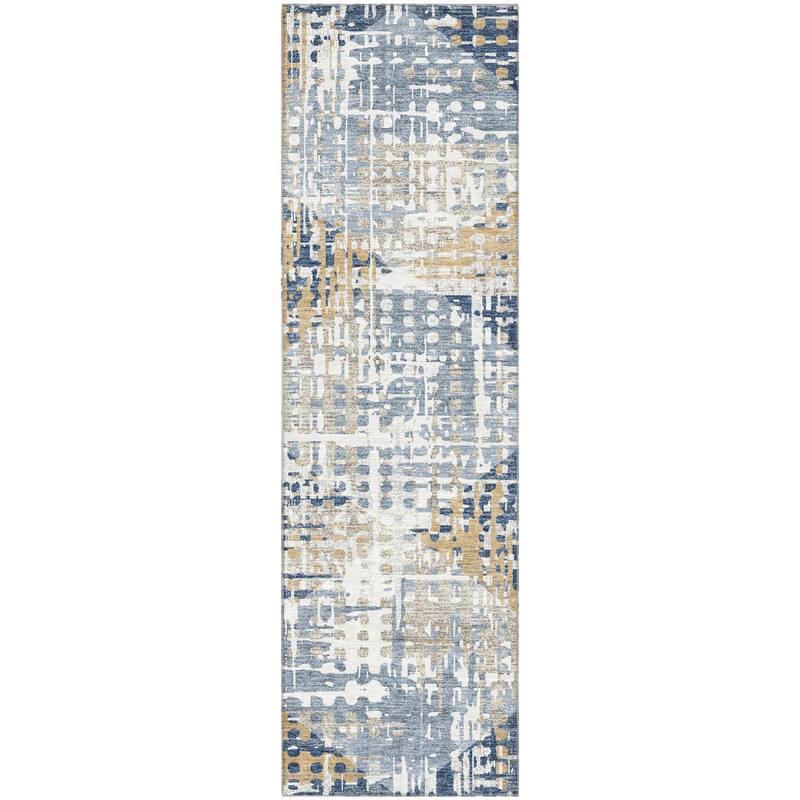 Premium Washable Super Soft Hatch Diamond Mayfield Rug