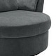 preview thumbnail 39 of 60, Upholstered Accent Swivel Barrel Armchair Club Chair with Pillows
