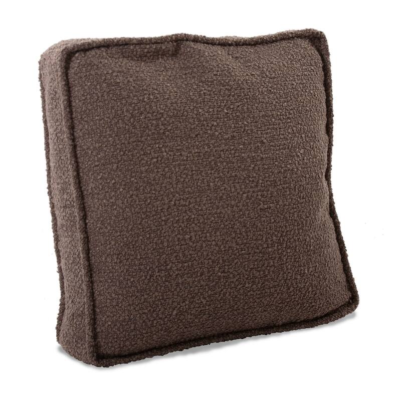 20 in. Gusseted Pillow Barbet Chocolate Down Insert Bed Bath