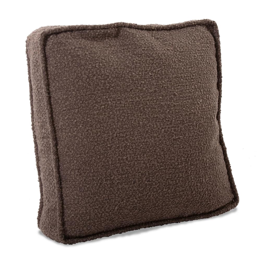 Allan Andrews 20 in. Gusseted Pillow Barbet Chocolate - Down Insert