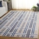 preview thumbnail 1 of 0, SAFAVIEH Groove Katsura Modern Rug 8' x 10' - Beige/Blue - Rectangle