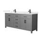 Option Dark Gray / Giotto Quartz Top / Matte Black