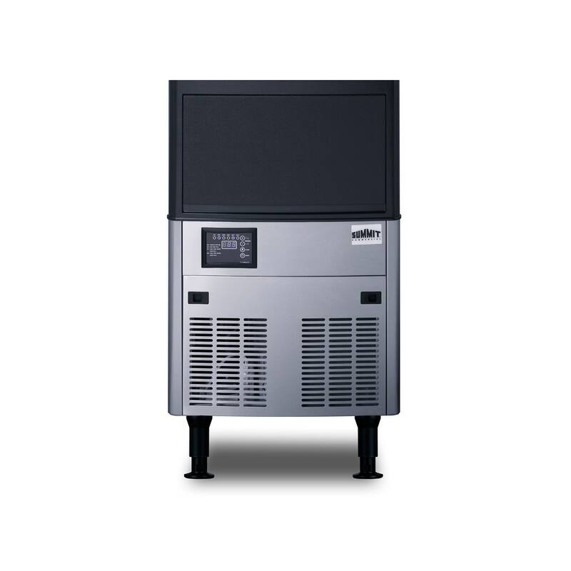 Summit BIM125 20" Wide Undercounter Undercounter Ice Machine with 120 - Black