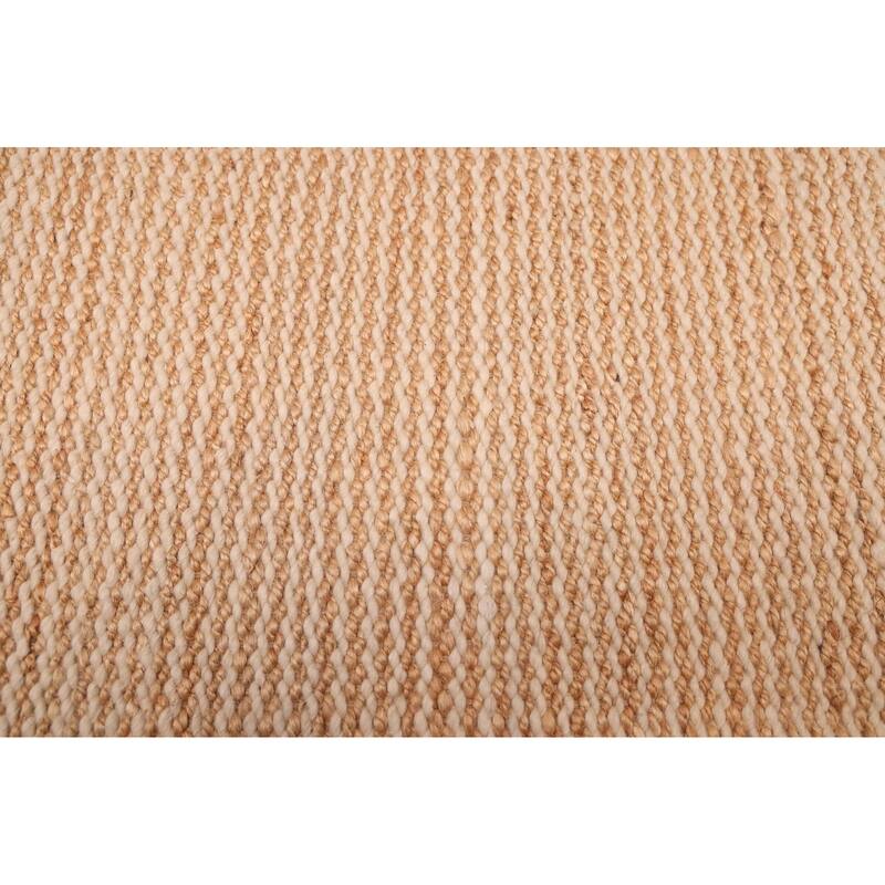 ECARPETGALLERY Braided Weave Palas Denizli Ivory, Tan Rug - 5'3 x 7'8