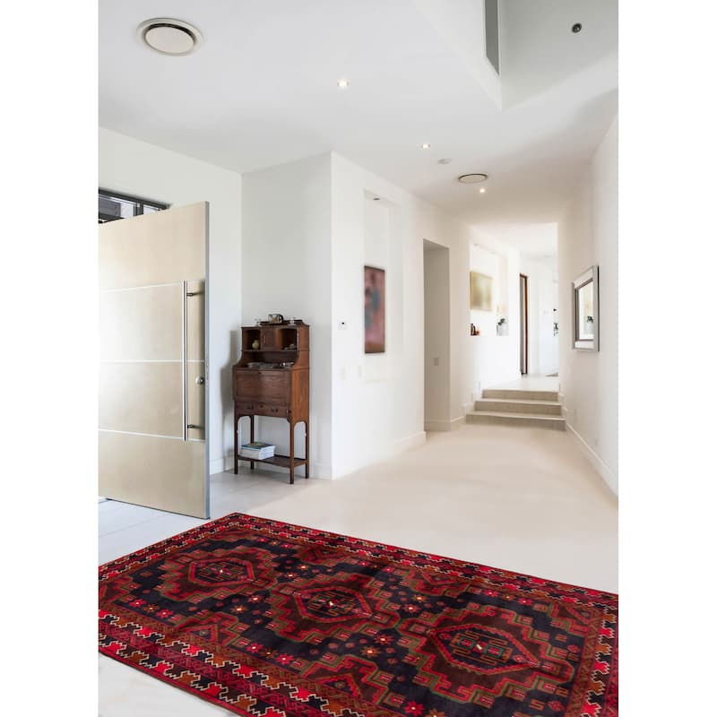 Teimani Red Rug 3'7" x 6'0" - 3'7 x 6'0