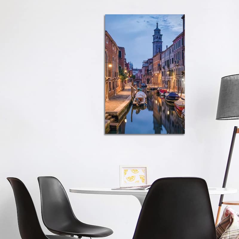 iCanvas "Rio Di San Barnaba, Dorsoduro, Venice, Italy" by Jan Becke Canvas Print - 40x26x1.5