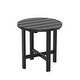 preview thumbnail 32 of 33, Laguna 18-inch Poly Eco-Friendly All Weather Round Side Table Black