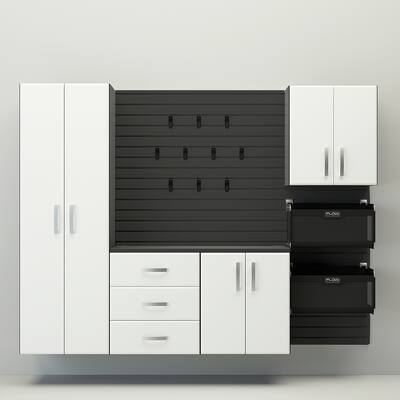 18 Piece Aluminum Outdoor Patio Complete Storage Cabinet