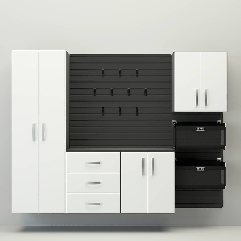 18 Piece Aluminum Outdoor Patio Complete Storage Cabinet