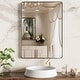 preview thumbnail 130 of 141, Apmir Metal Frame Tempered Glass Bathroom Vanity Mirror for Wall, Cloakroom, Bedroom