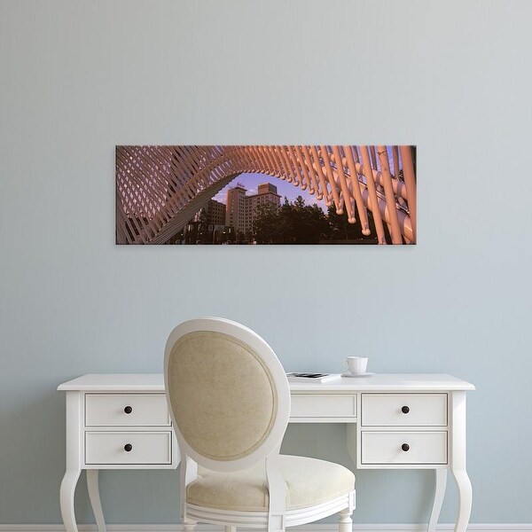 Easy Art Prints Panoramic Image 'Myriad Botanical Gardens bandshell, Oklahoma City, Oklahoma' Canvas Art