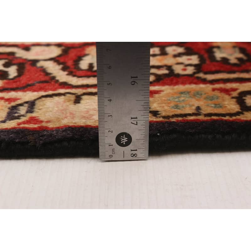 Andelz Navy, Red Rug 4'2" x 6'7" - 4'2 x 6'7