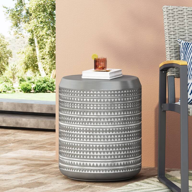 Outdoor LightWeight Concrete Side table