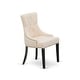 preview thumbnail 9 of 23, East West Furniture Dining Room Set- a Wooden Table and Light Beige Linen Fabric Dining Chairs, (Pieces & Finish Options)
