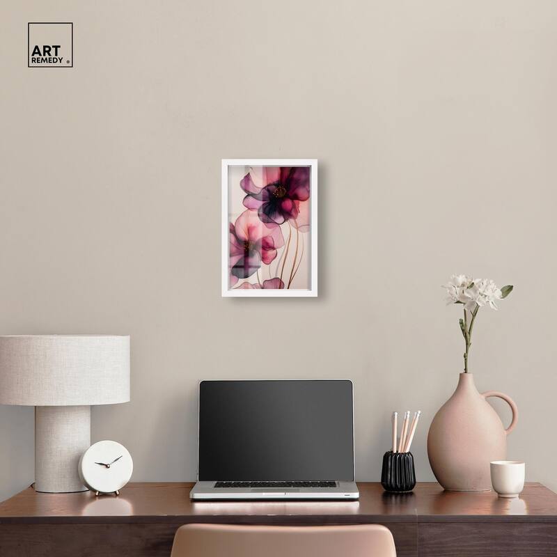 Velvet Verse III Shadowbox by Art Remedy